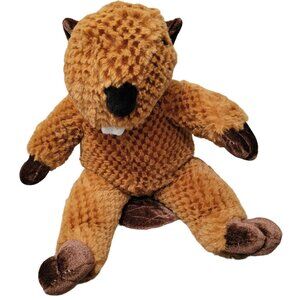 Animaland Beaver 16 inch Plush Brown Buck Tooth Groundhog Stuffed Animal Toy